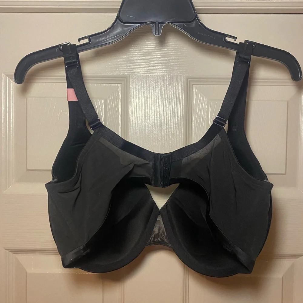 NWT‎ Cacique Women’s Lightly Lined Full Coverage Bra Size 40DD in Black